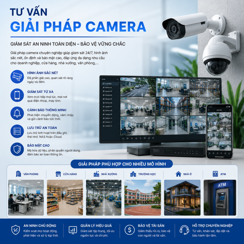 tư vấn giải pháp camera